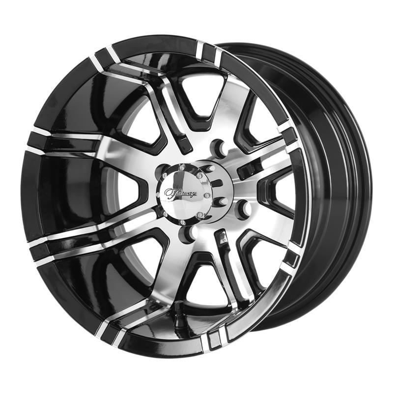 STATUSFÄLGAR FA119 MACHINED GLOSS BLACK 7x12 4/101.6 ET-40 CB70.7