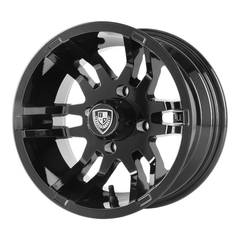 STATUSFÄLGAR FA139 GLOSS BLACK 6x12 4/101.6 ET-23 CB70.7
