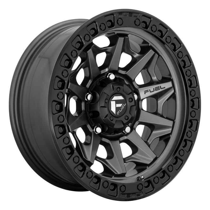 STATUSFÄLGAR D716 COVERT MATTE GUN METAL BLACK BEAD RING 8x15 6/139.7 ET-19 CB108