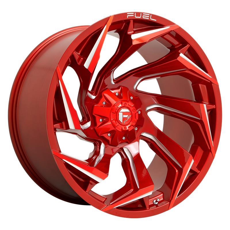 STATUSFÄLGAR D754 REACTION CANDY RED MILLED 8x15 5/114.3-120.65 ET-18 CB72.6