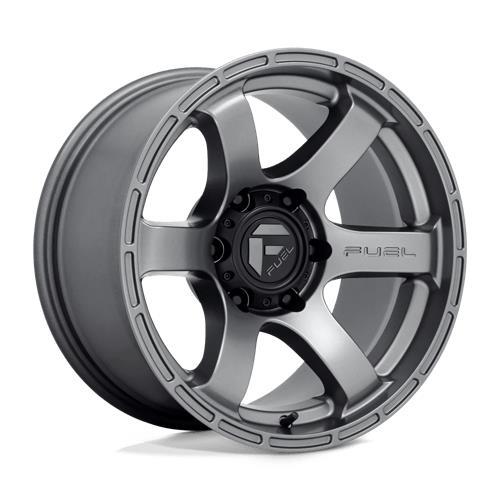STATUSFÄLGAR D767 RUSH MATTE GUN METAL 9x17 6/139.7 ET1 CB106.1