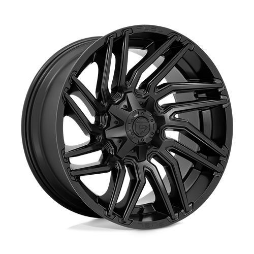 STATUSFÄLGAR D775 TYPHOON MATTE BLACK 9x20 8/165.1 ET1 CB125.1