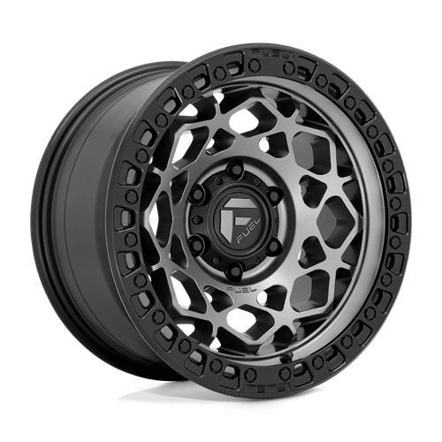 STATUSFÄLGAR D784 UNIT GUNMETAL W/ MATTE BLACK RING 9x17 5/127 ET-12 CB71.5