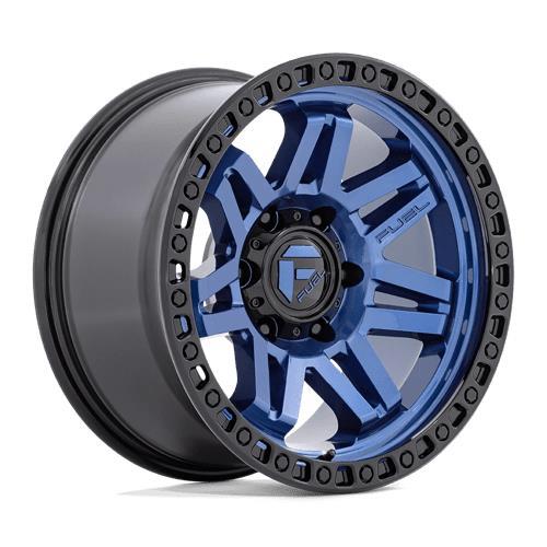 STATUSFÄLGAR D813 SYNDICATE DARK BLUE W/ BLACK RING 9x17 5/127 ET-12 CB71.5