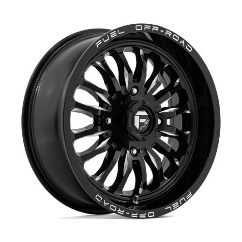 STATUSFÄLGAR D821 ARC UTV GLOSS BLACK MILLED 7x18 4/137 ET13 CB110.1