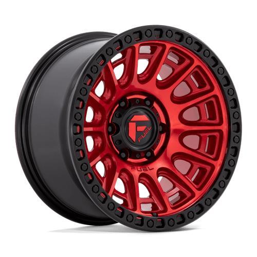 STATUSFÄLGAR D834 CYCLE CANDY RED W/ BLACK RING 9x17 6/139.7 ET1 CB106.1