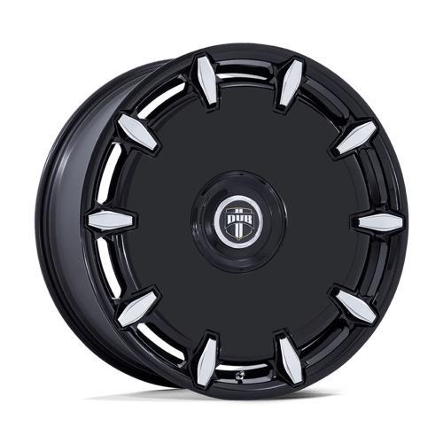 STATUSFÄLGAR DC271 CHEEF GLOSS BLACK MILLED 9x24 5/115-120 ET38 CB74.1