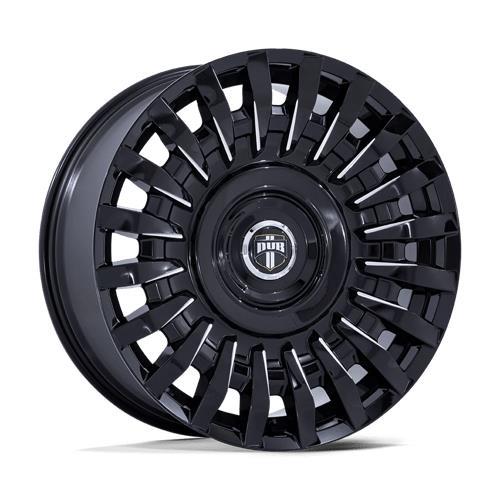 STATUSFÄLGAR DC272 HONCHO GLOSS BLACK MILLED 9x24 5/115-120 ET38 CB74.1