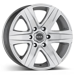 MAK STONE 6 SILVER 6.5x16 6/130 ET54 CB84.1