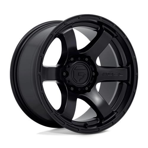 STATUSFÄLGAR D766 RUSH SATIN BLACK 9x18 6/139.7 ET-12 CB106.1