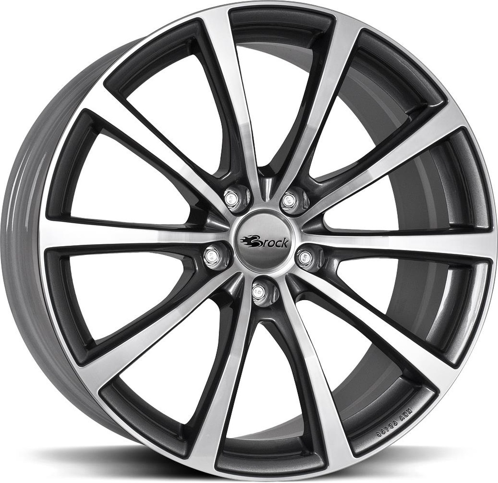 BROCK B32 TITAN METALLIC 8.5x19 5/114.3 ET38 CB64.2