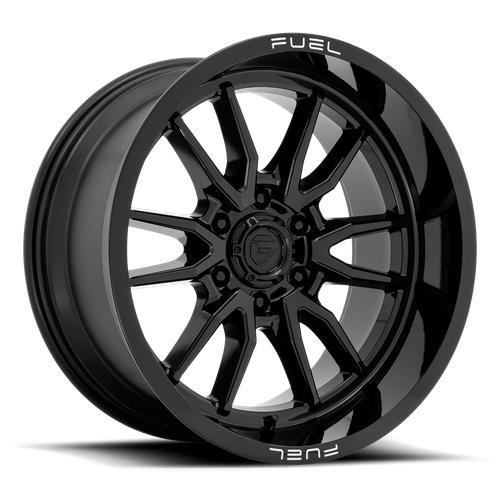 STATUSFÄLGAR D760 CLASH GLOSS BLACK 9x20 8/180 ET1 CB124.2