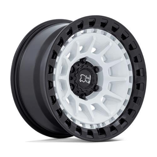 STATUSFÄLGAR BARRAGE GLOSS WHITE ON MATTE BLACK 9x18 6/139.7 ET0 CB106.1