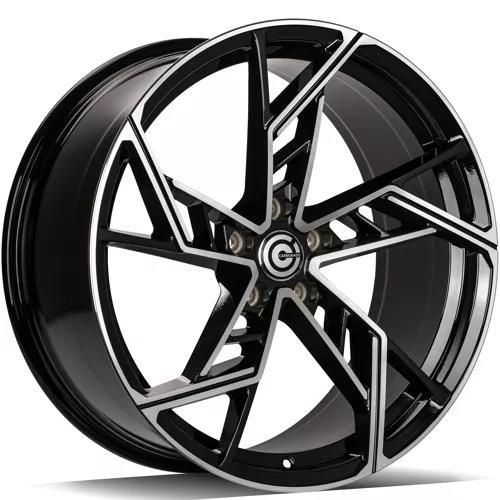 STATUSFÄLGAR EVIL BLACK FRONT POLISHED 9x20 5/112 ET30 CB66.5