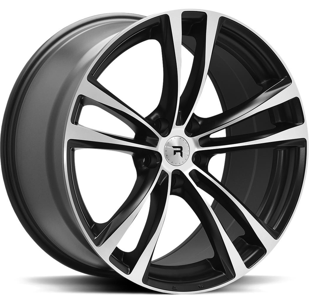 R-SERIES R3 BLACK POLISH 10x21 5/112 ET19 CB66.6