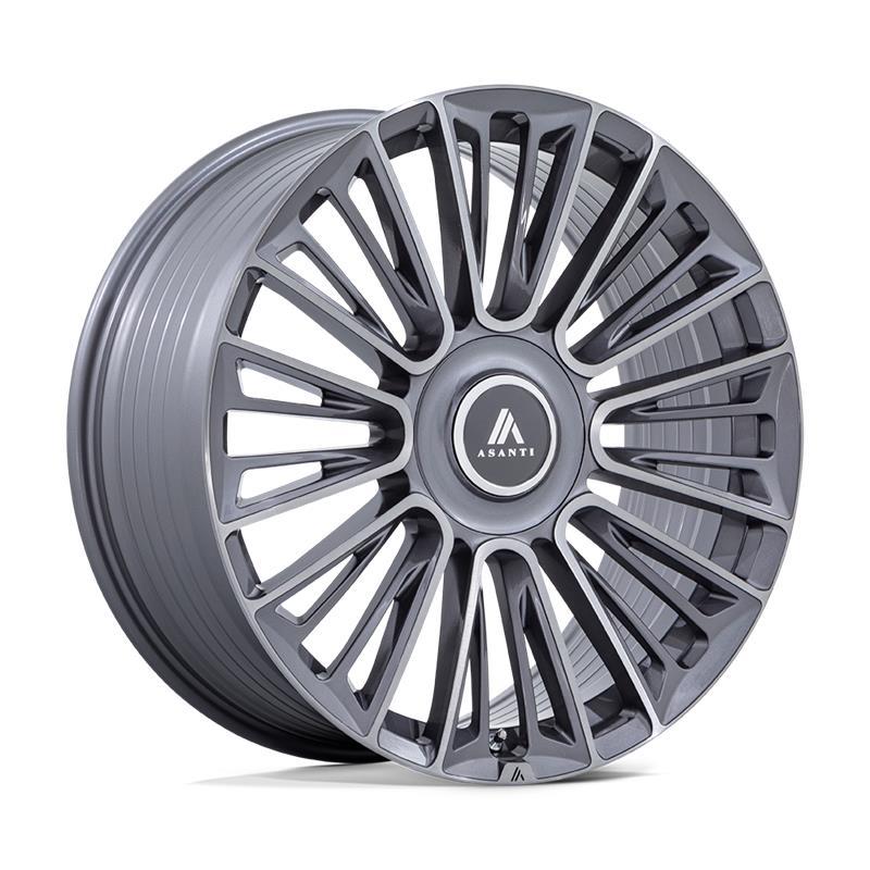 STATUSFÄLGAR AB049 PREMIER ANTHRACITE BRUSHED 9.5x22 5/120-127 ET30 CB74.1