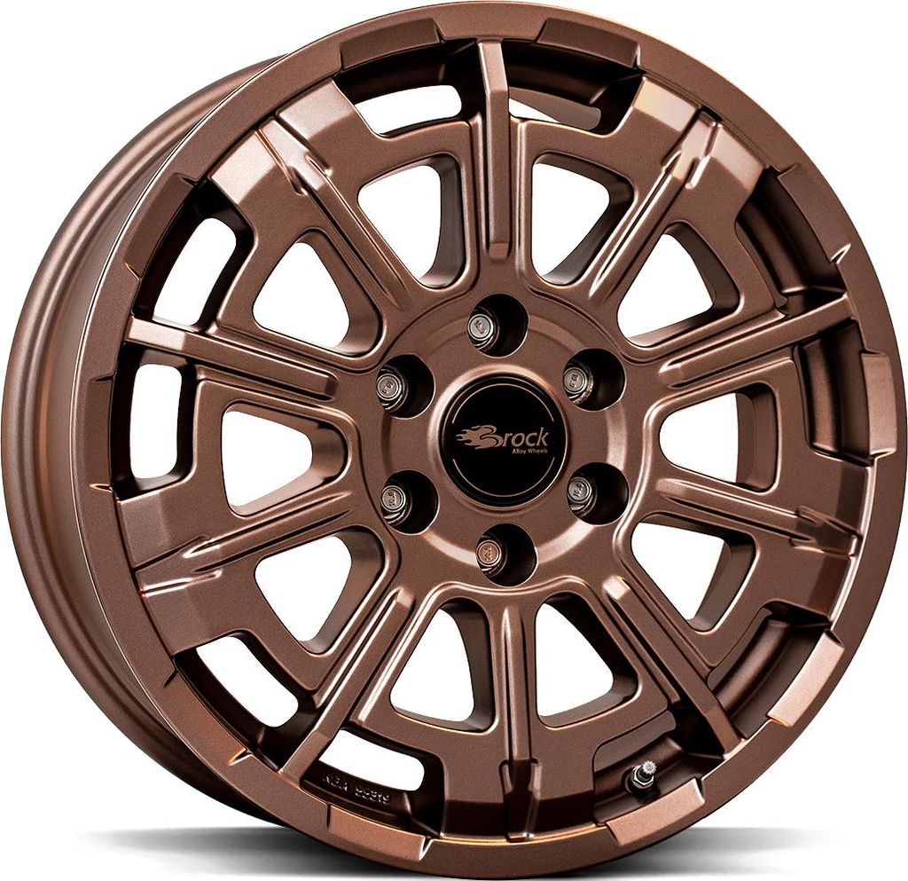BROCK B45 BRONZE COPPER 7x18 6/130 ET47 CB84.1
