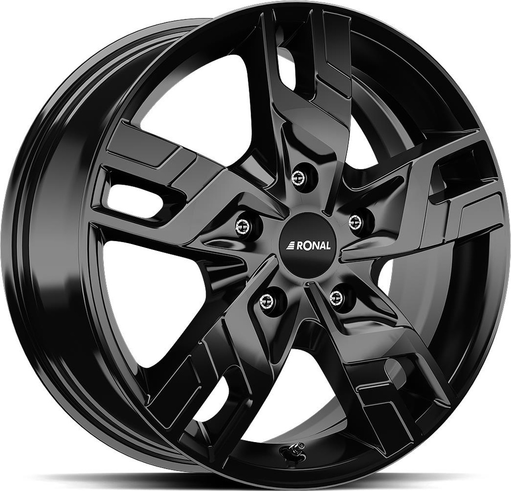 RONAL R64 JET BLACK 7x17 5/114.3 ET45 CB66.1