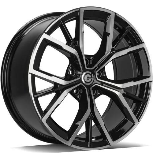 STATUSFÄLGAR ALARM BLACK FRONT POLISHED 9x19 5/120 ET40 CB72.6