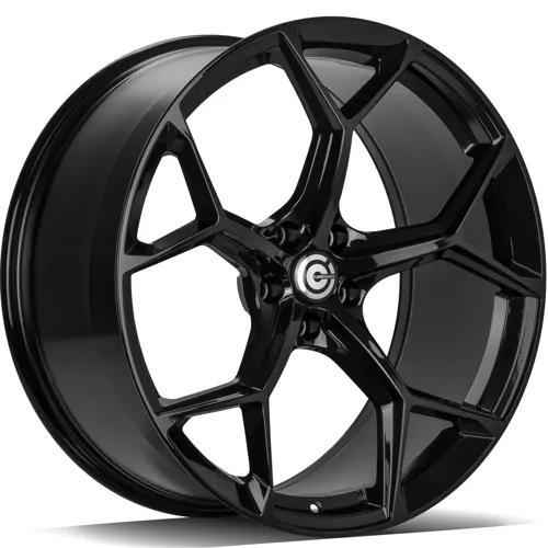 STATUSFÄLGAR FANCY BLACK GLOSSY 9.5x21 5/112 ET25 CB66.5
