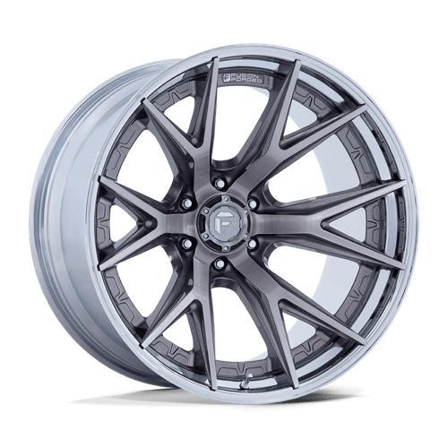 STATUSFÄLGAR FC402 CATALYST PLATINUM W/ CHROME LIP 12x22 6/135 ET-44 CB87.1