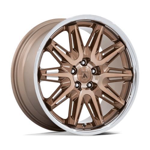STATUSFÄLGAR ABL-47 IMPERATOR BRONZE MACHINED W/ SS LIP 9x22 5/112 ET27 CB66.6