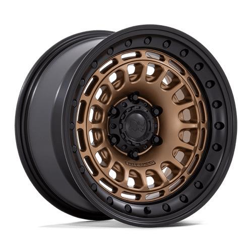 STATUSFÄLGAR BR014 SAHARA MATTE BRONZE W/ GLOSS BLACK LIP 9x17 6/139.7 ET0 CB106.1