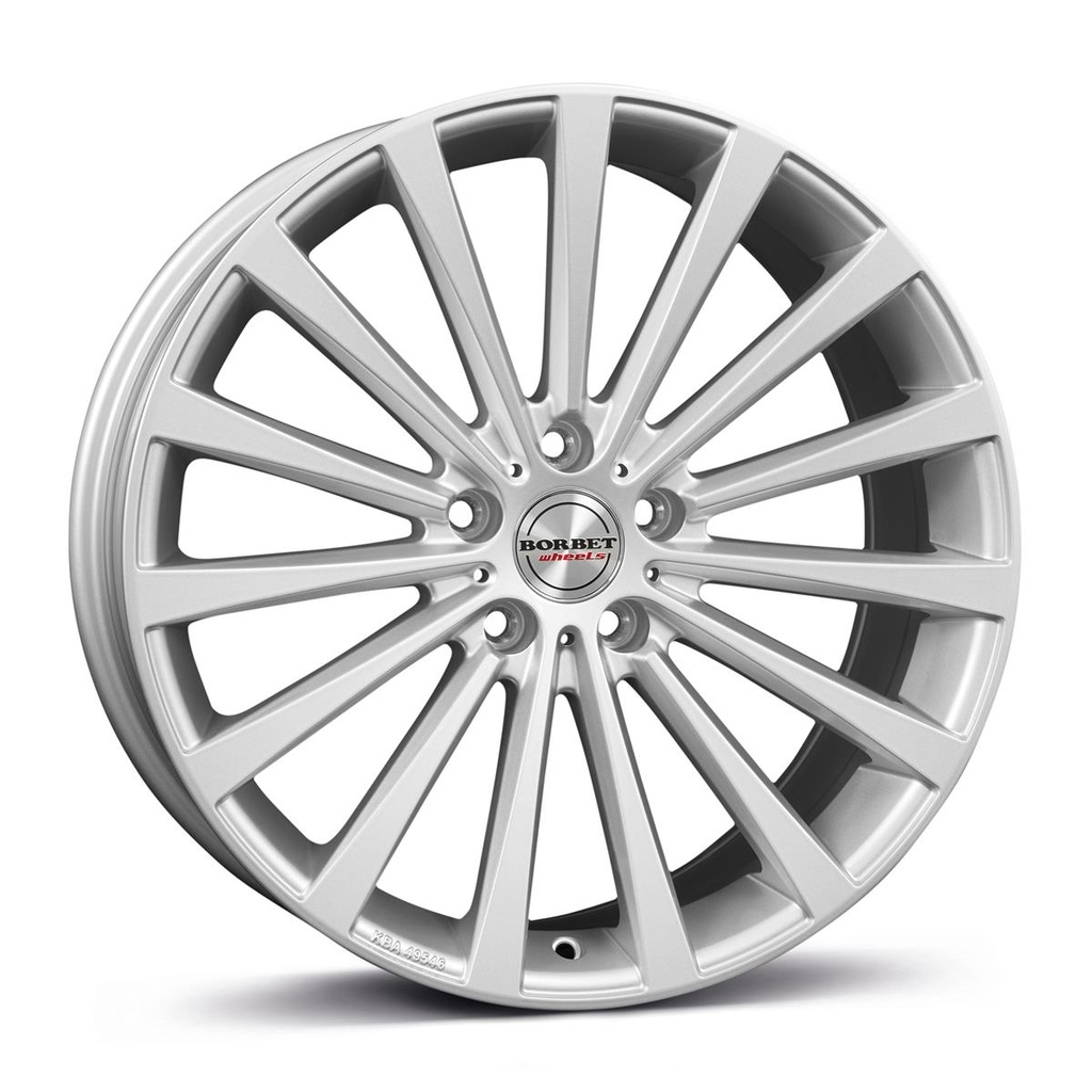 BORBET BLX BRILLIANT SILVER 8.5x20 5/108 ET45 CB72.6