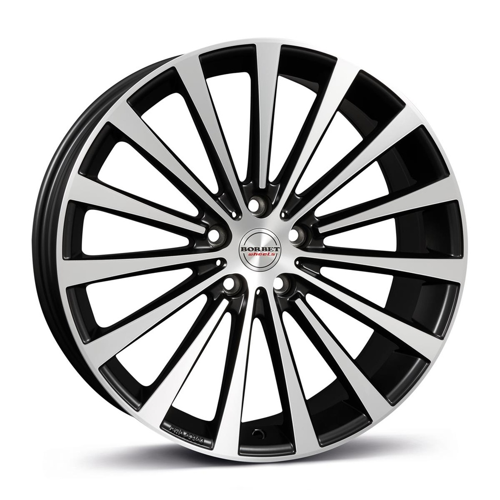 BORBET BLX BLACK POLISHED MATT 9.5x19 5/120 ET35 CB72.6