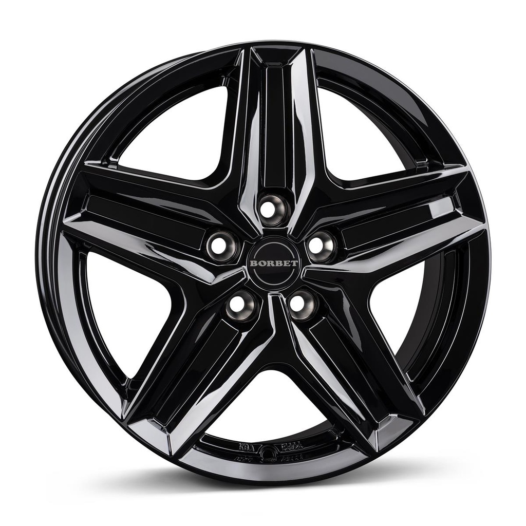 BORBET CWZ BLACK GLOSSY 7.5x18 5/112 ET48 CB66.6