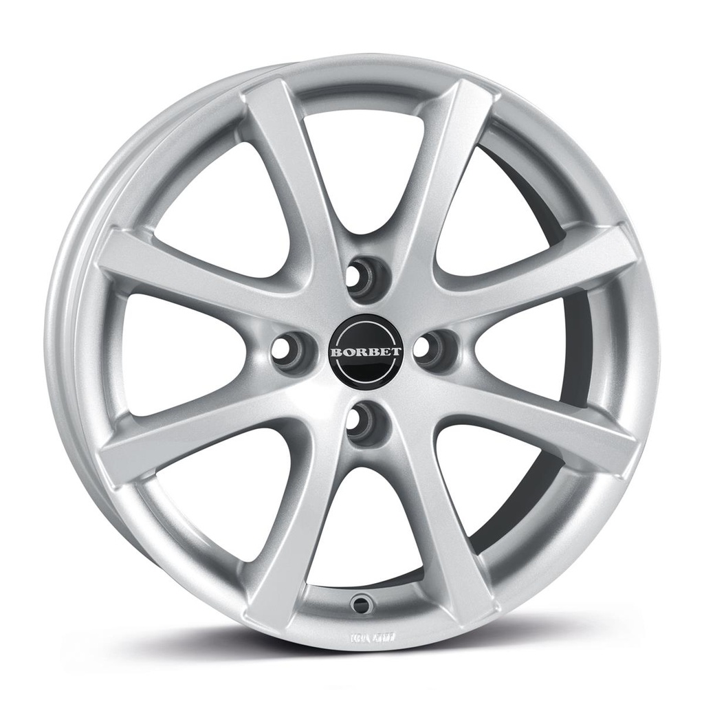 BORBET LV4 CHRYSTAL SILVER 5.5x14 4/98 ET35 CB64