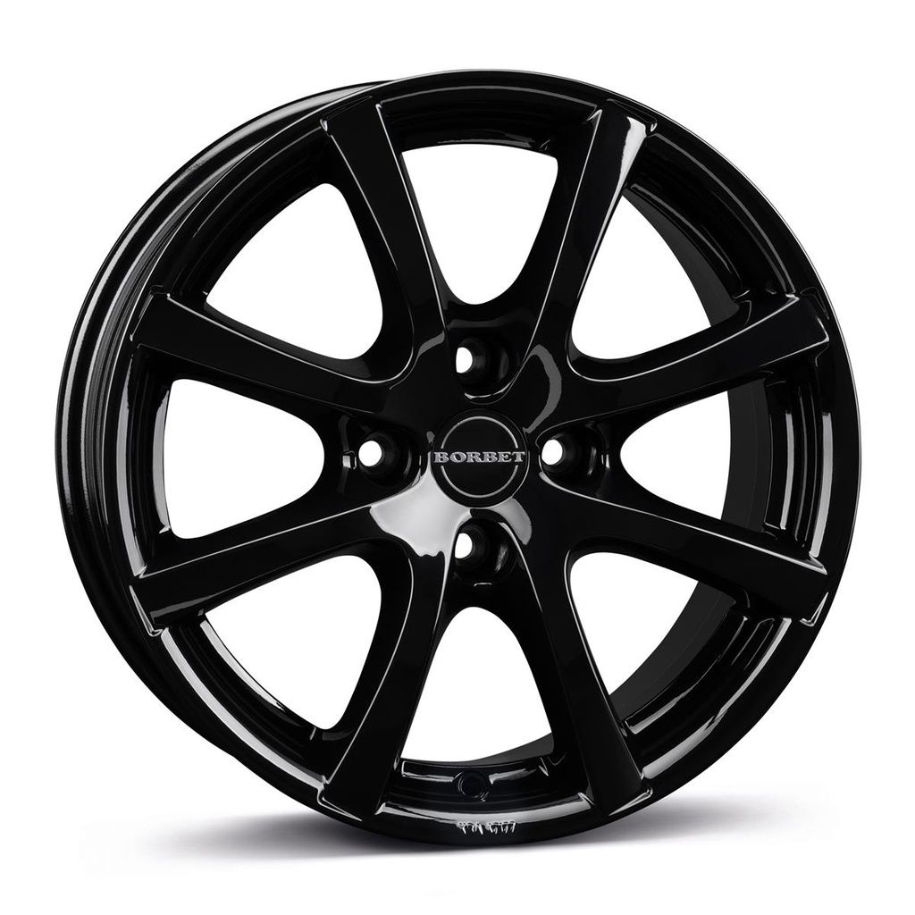 BORBET LV4 BLACK GLOSSY 6.5x15 4/100 ET40 CB64