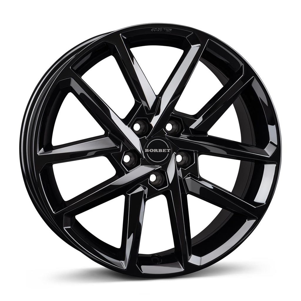 BORBET N BLACK GLOSSY 7.5x18 5/112 ET46 CB57.1