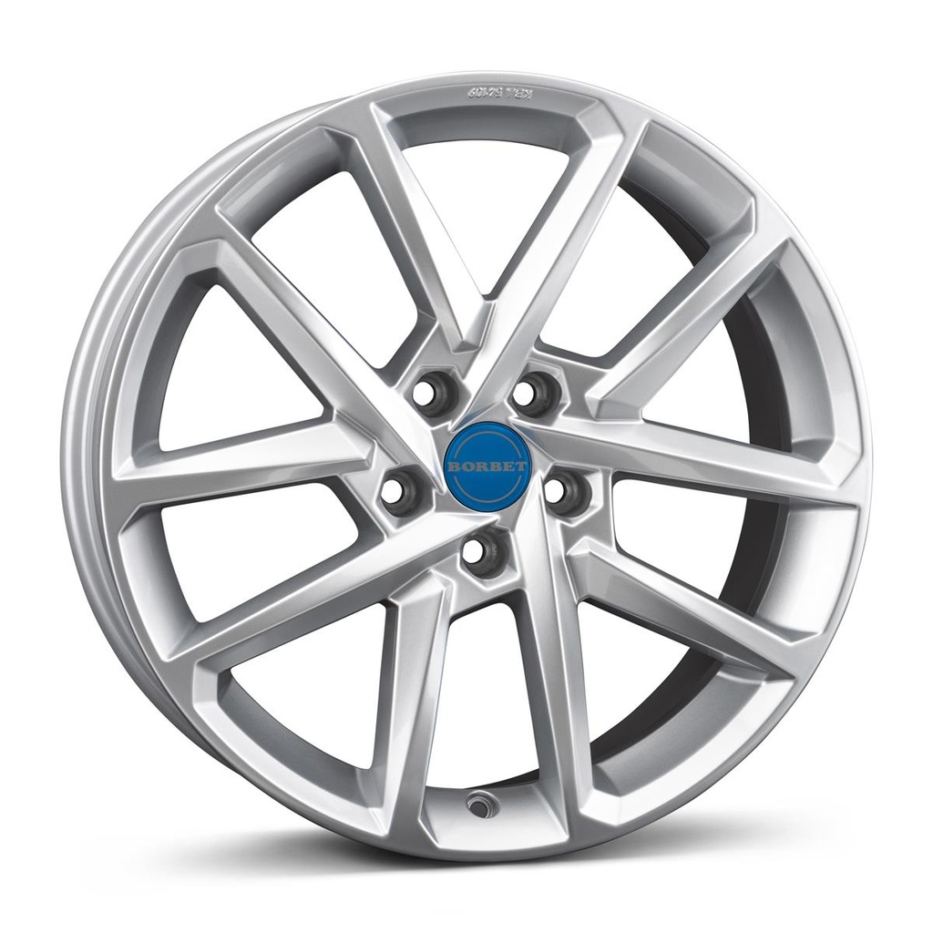 BORBET N CHRYSTAL SILVER 7.5x18 5/108 ET50 CB63.4