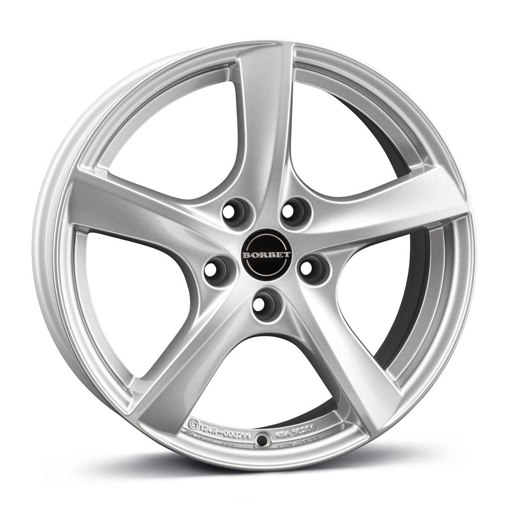 BORBET TL BRILLIANT SILVER 5.5x15 5/100 ET38 CB57.1