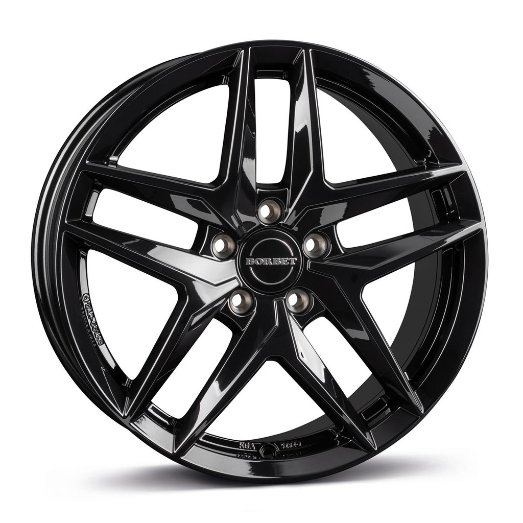 BORBET Z BLACK GLOSSY 7x17 5/112 ET48 CB66.6