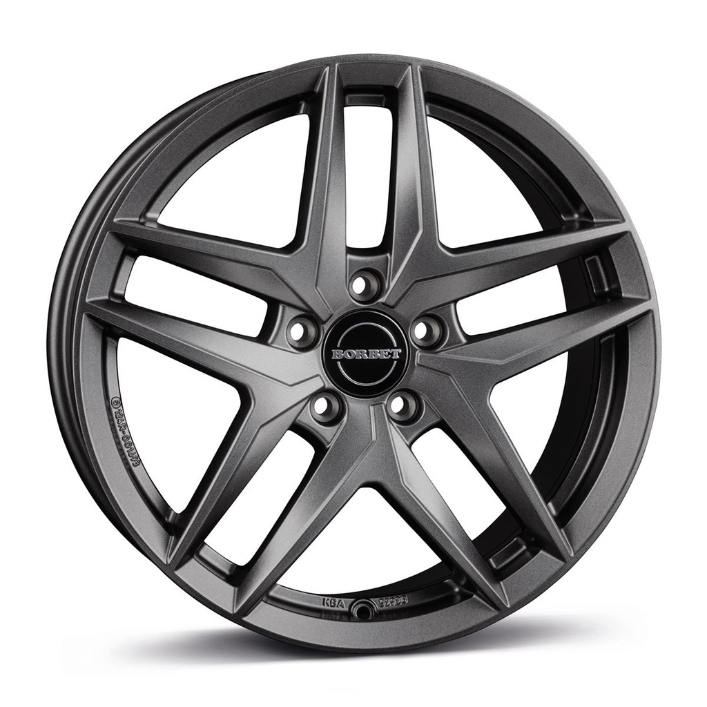 BORBET Z DARK GREY MATT 7.5x17 5/112 ET30 CB66.6