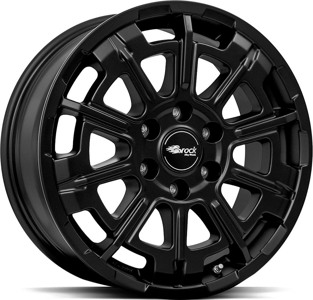 BROCK B45 SATIN BLACK MATT 7x17 5/118 ET62 CB71.1
