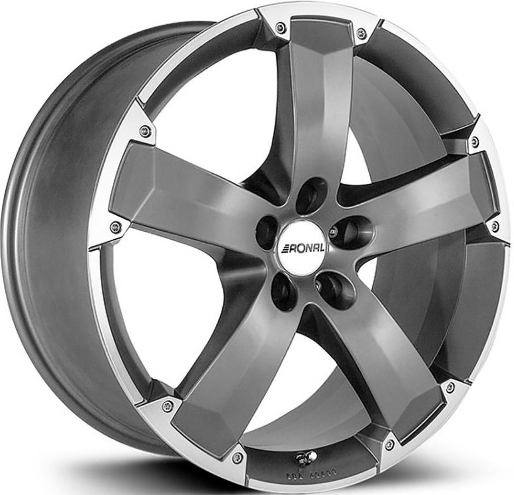 RONAL R47 TITANIUM RIM LIP CUT 8x17 5/120 ET45 CB65.1
