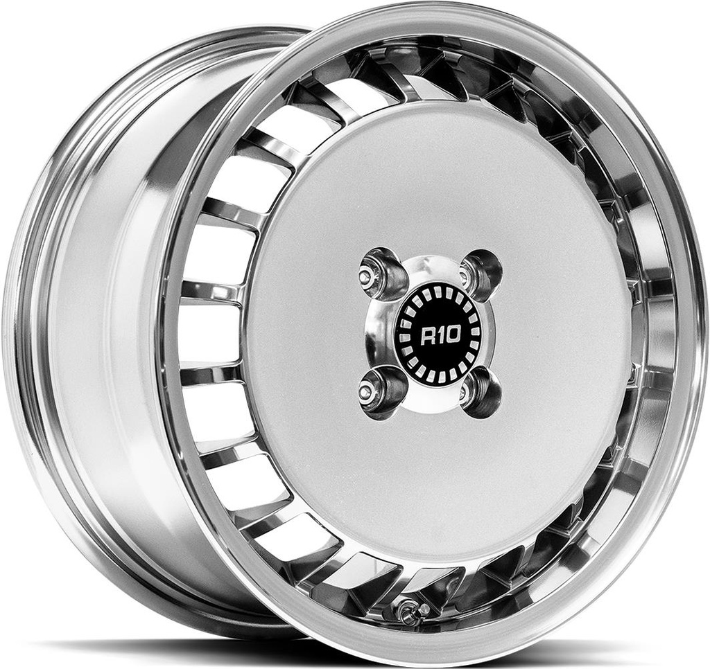 RONAL R10 TURBO POLISHED 7x15 4/100 ET37 CB68