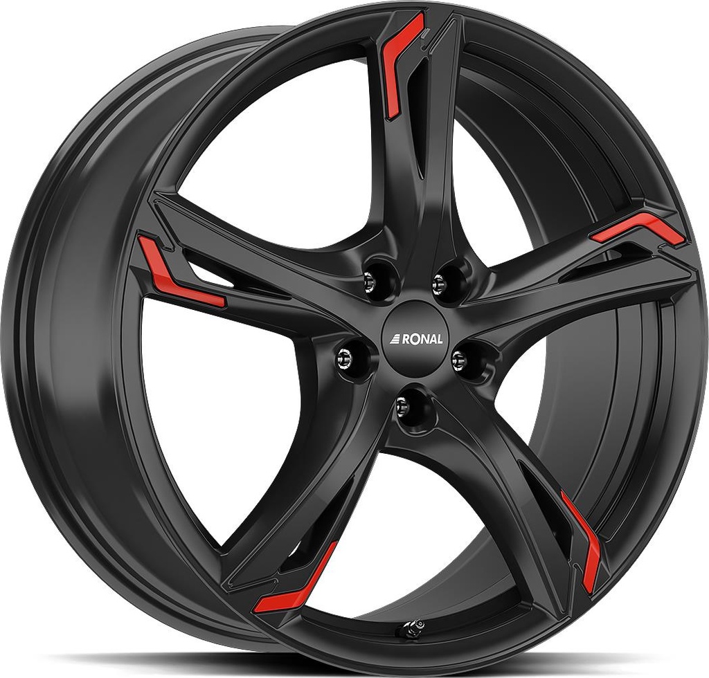 RONAL R62 RED JET BLACK 7.5x17 5/108 ET45 CB76