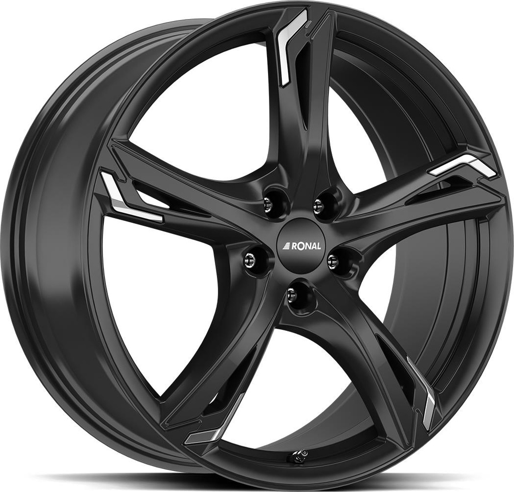 RONAL R62 CHROME JET BLACK 7.5x17 5/114.3 ET40 CB82