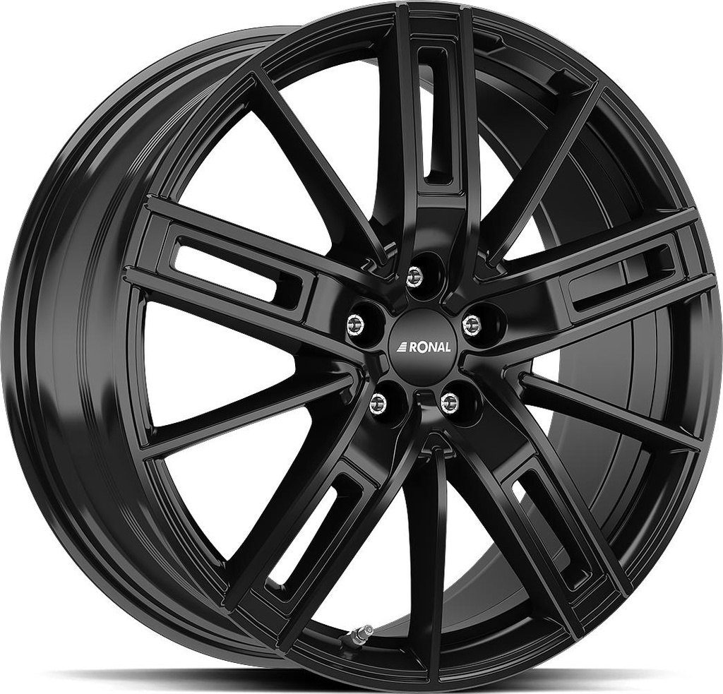 RONAL R67 JET BLACK 8x19 5/108 ET55 CB76