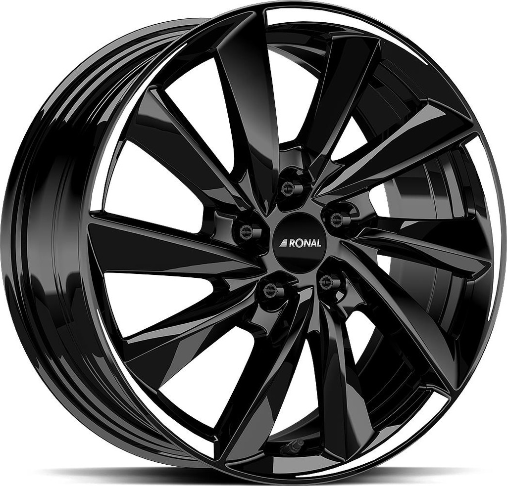 RONAL R70 JET BLACK WHITE TAIL 7.5x18 5/114.3 ET42 CB82