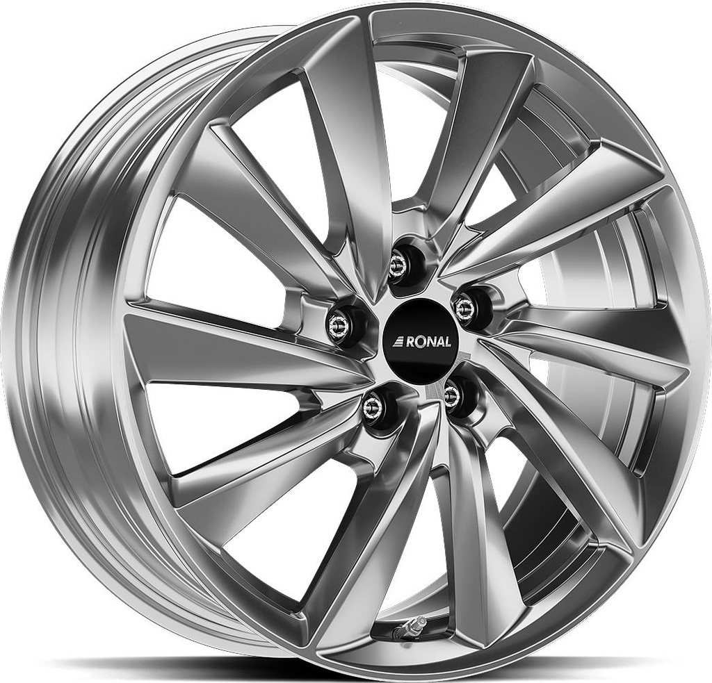 RONAL R70 PLATINUM SILVER 8.5x18 5/112 ET52 CB66.6