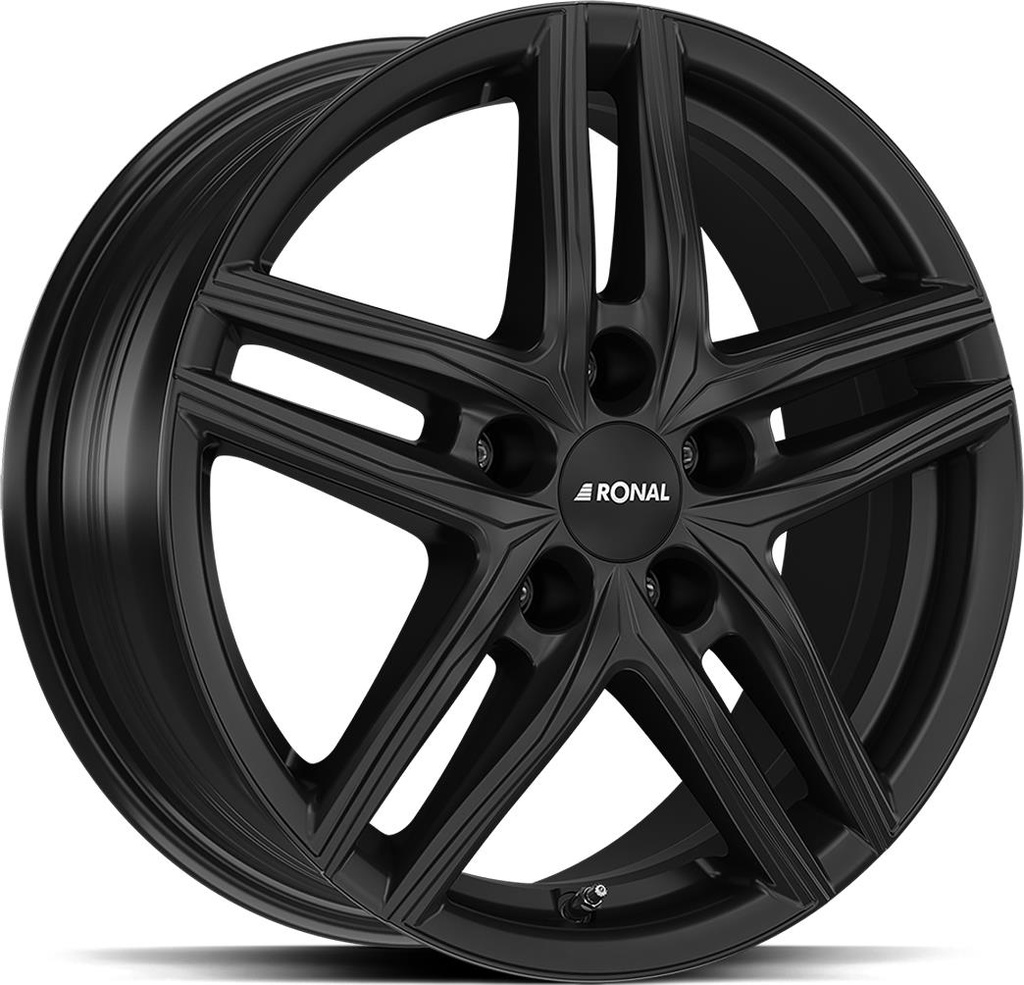 RONAL R65 JET BLACK MATT 7x17 4/108 ET20 CB65