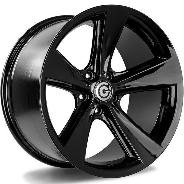 STATUSFÄLGAR CONCAVE BLACK GLOSSY 10x19 5/120 ET14 CB74.1