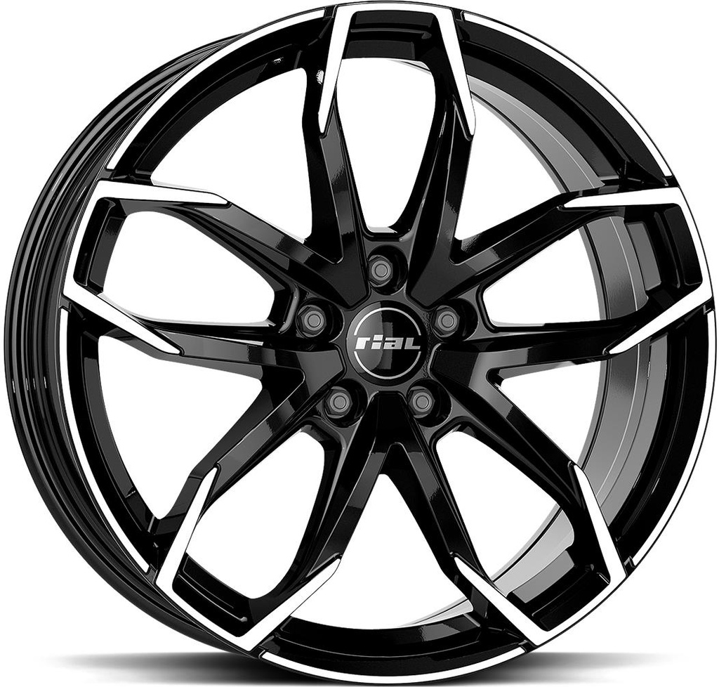 RIAL LUCCA DIAMOND BLACK POL 8x18 5/115 ET45 CB70.2