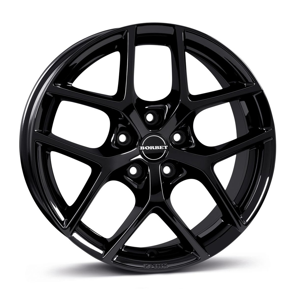 BORBET Y BLACK GLOSSY 8x18 5/112 ET48 CB57.1