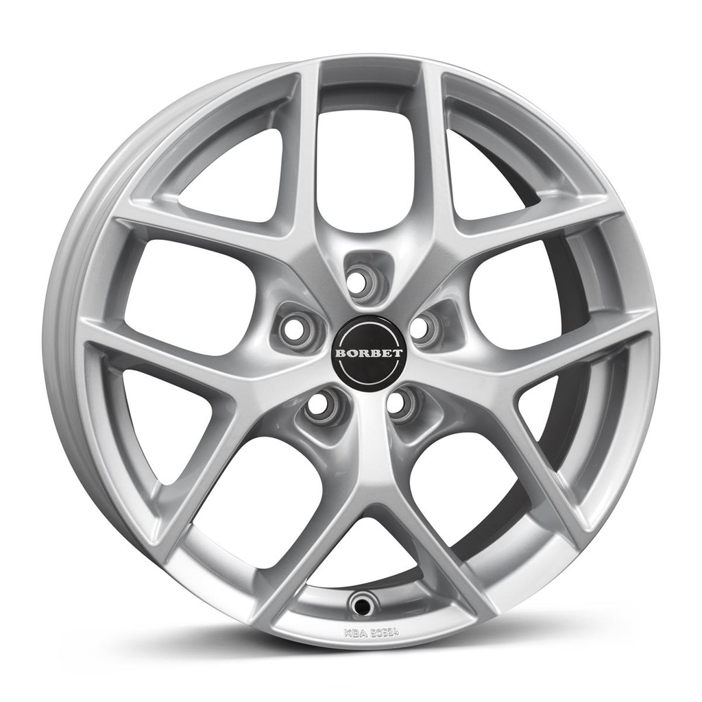 BORBET Y CHRYSTAL SILVER 7x16 5/100 ET38 CB57.1